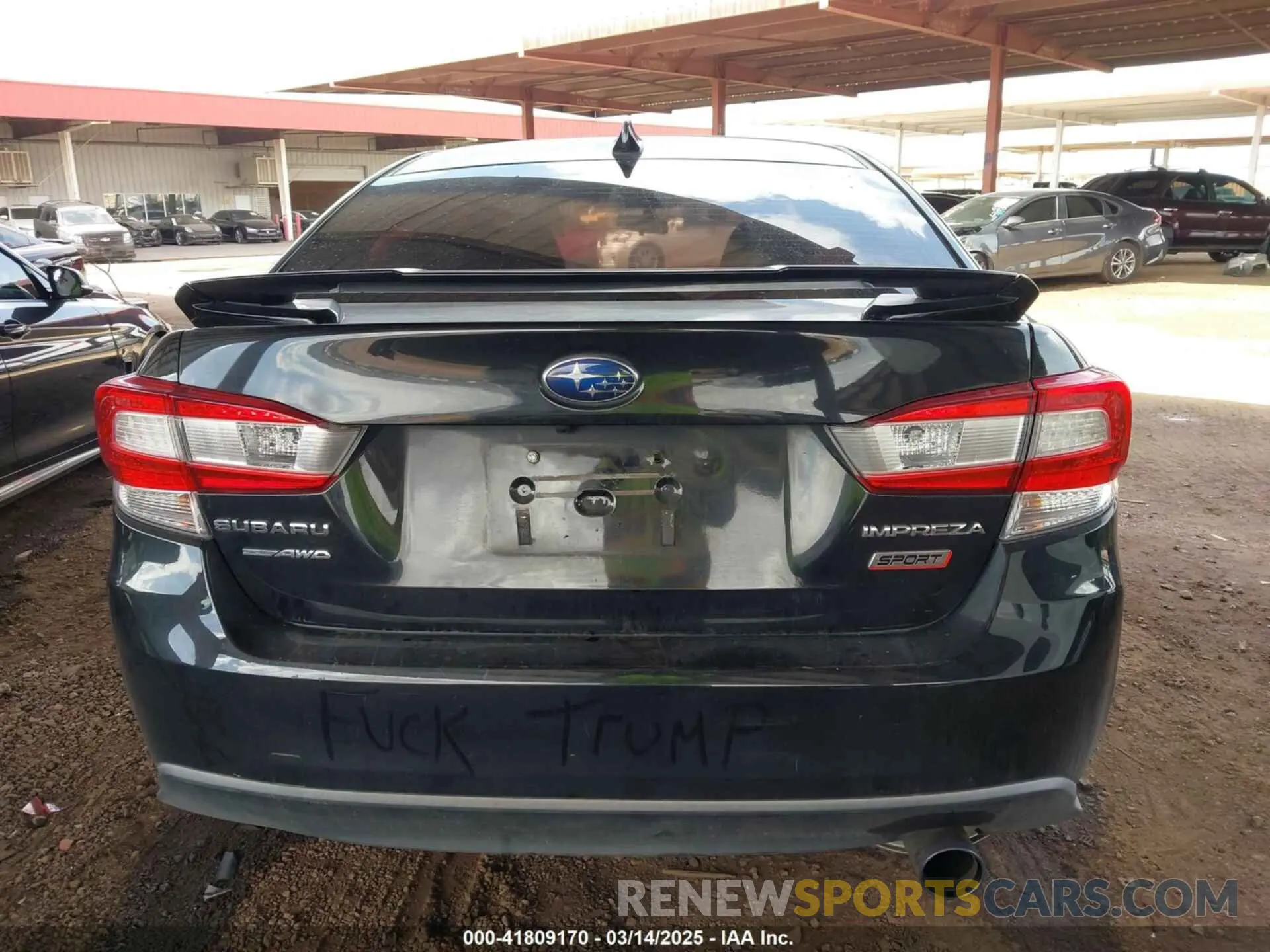 17 Photograph of a damaged car 4S3GKAJ61K3607155 SUBARU IMPREZA 2019