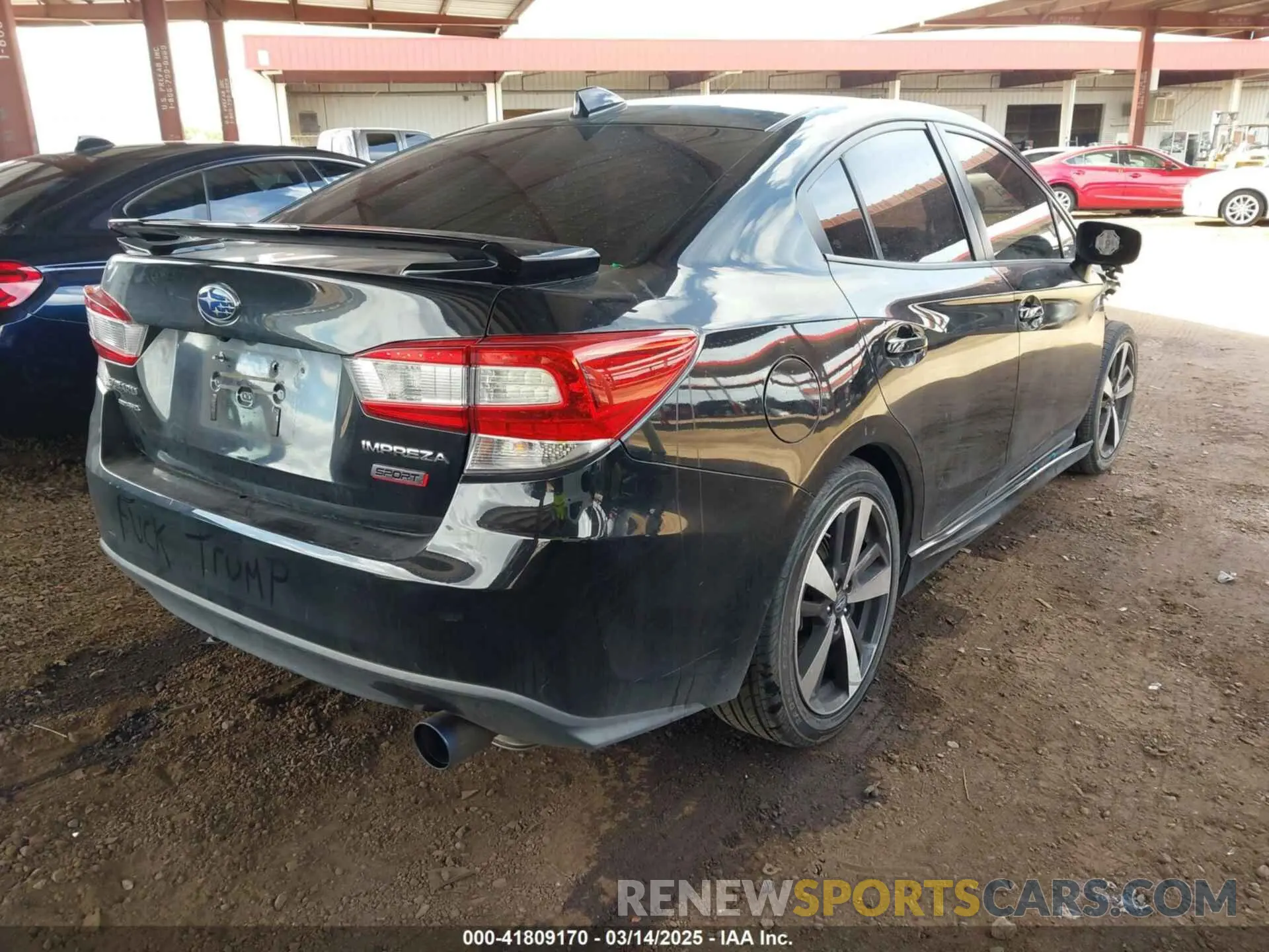 4 Photograph of a damaged car 4S3GKAJ61K3607155 SUBARU IMPREZA 2019