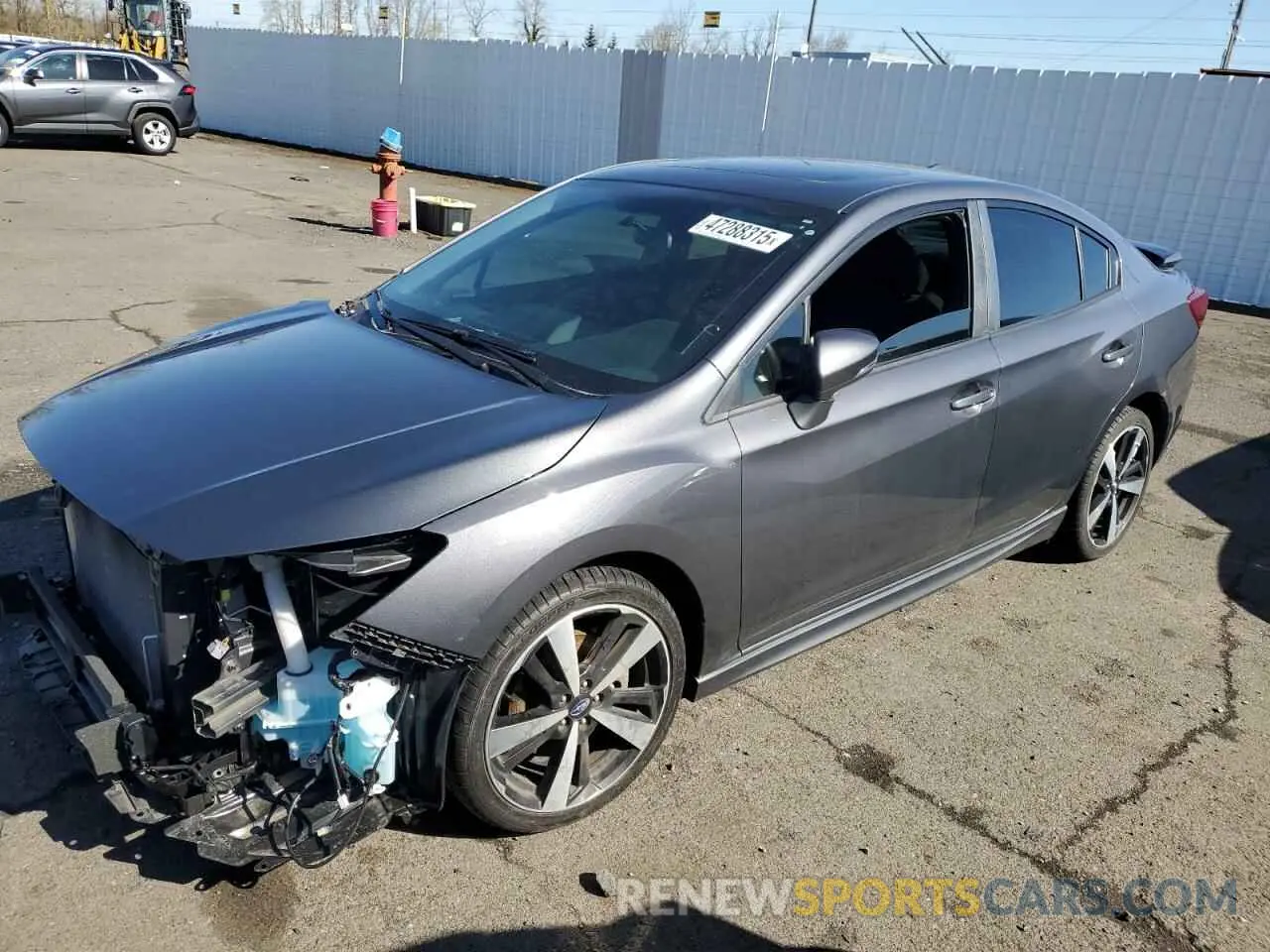 1 Photograph of a damaged car 4S3GKAM61K3619348 SUBARU IMPREZA 2019