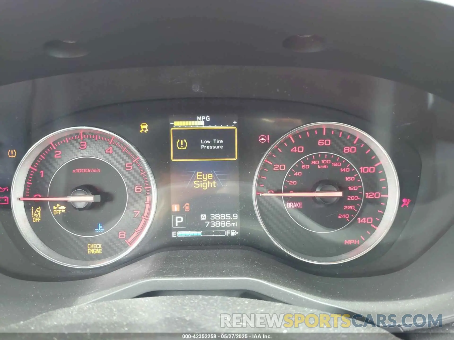 7 Photograph of a damaged car 4S3GKAM6XK3602175 SUBARU IMPREZA 2019
