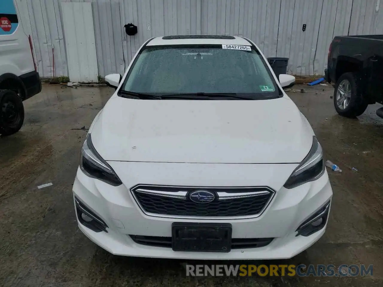 5 Photograph of a damaged car 4S3GKAT65K3600643 SUBARU IMPREZA 2019