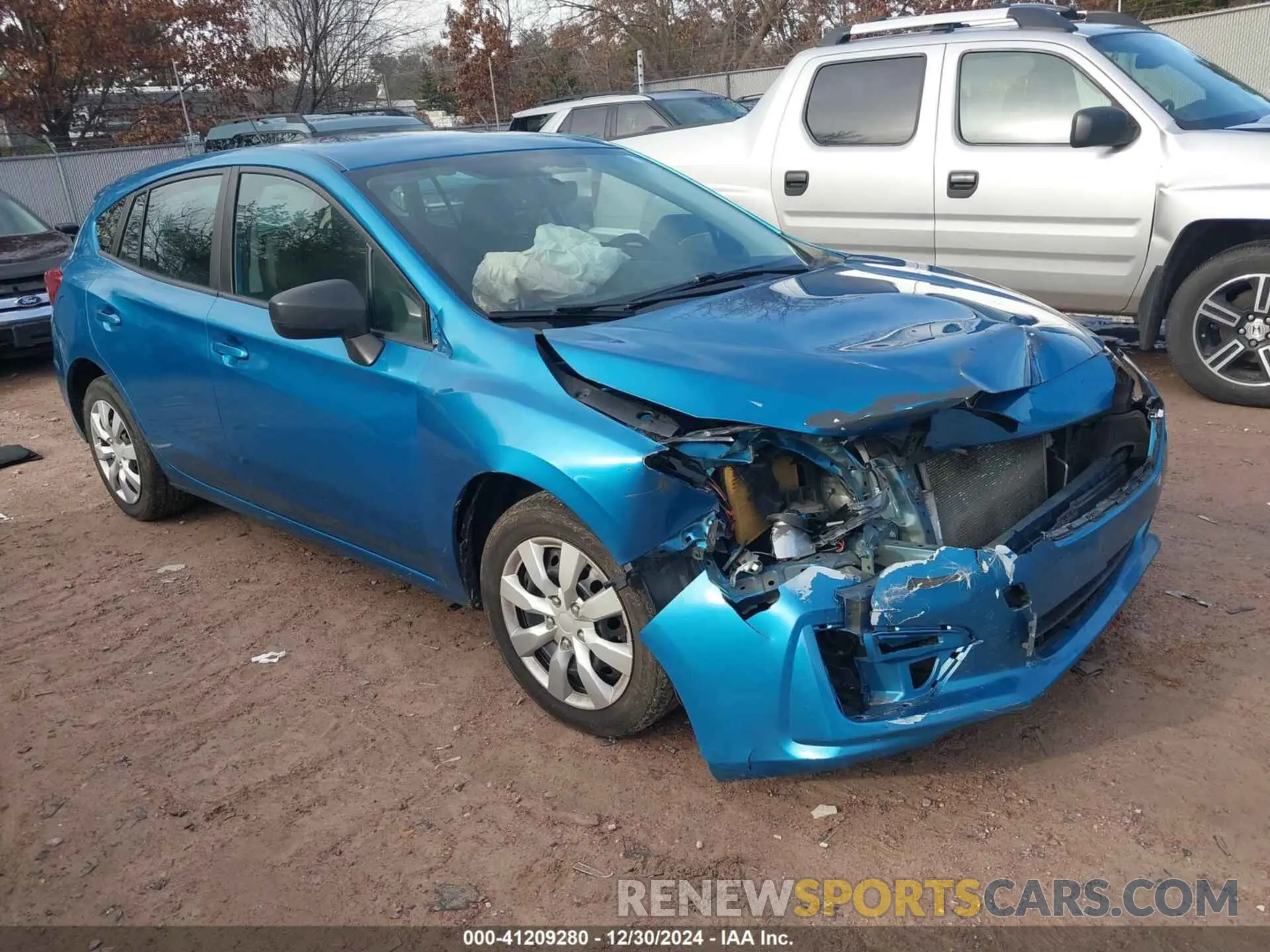 1 Photograph of a damaged car 4S3GTAA61K3714669 SUBARU IMPREZA 2019