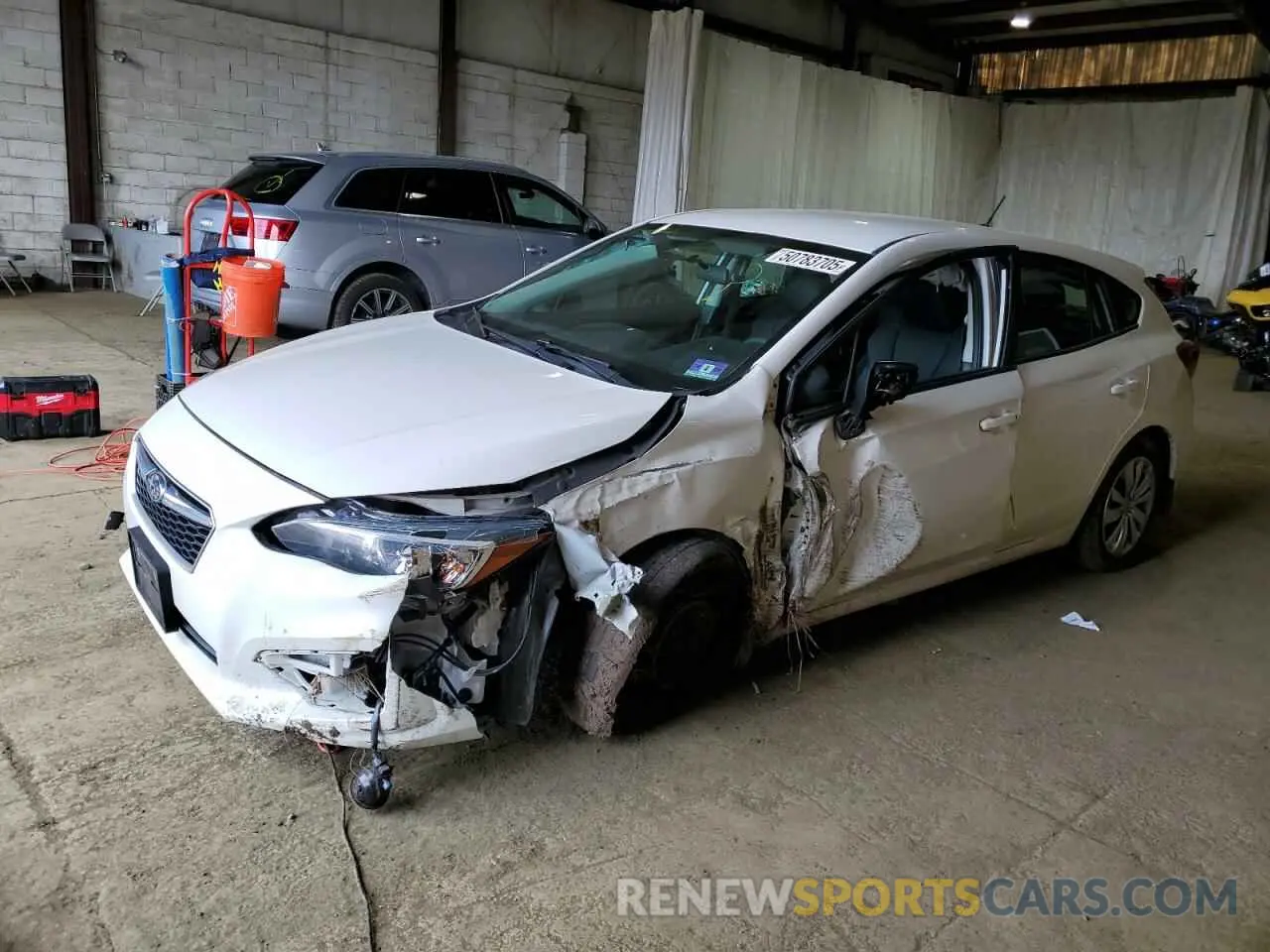 1 Photograph of a damaged car 4S3GTAA61K3728054 SUBARU IMPREZA 2019
