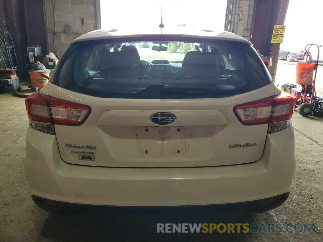 6 Photograph of a damaged car 4S3GTAA61K3728054 SUBARU IMPREZA 2019