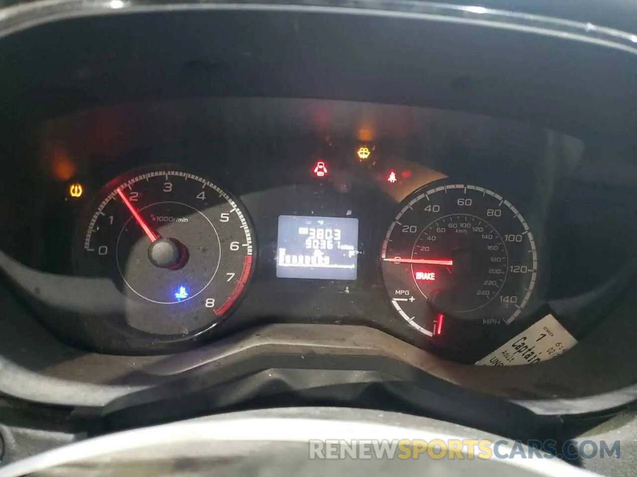 9 Photograph of a damaged car 4S3GTAA62K1706866 SUBARU IMPREZA 2019
