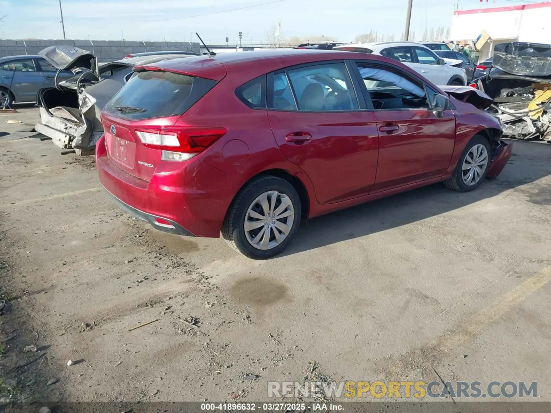 4 Photograph of a damaged car 4S3GTAA63K1721568 SUBARU IMPREZA 2019