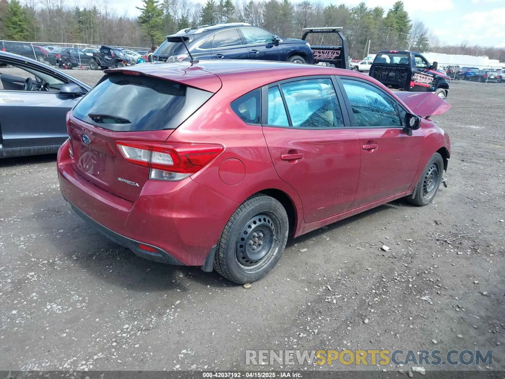 4 Photograph of a damaged car 4S3GTAA63K3759760 SUBARU IMPREZA 2019