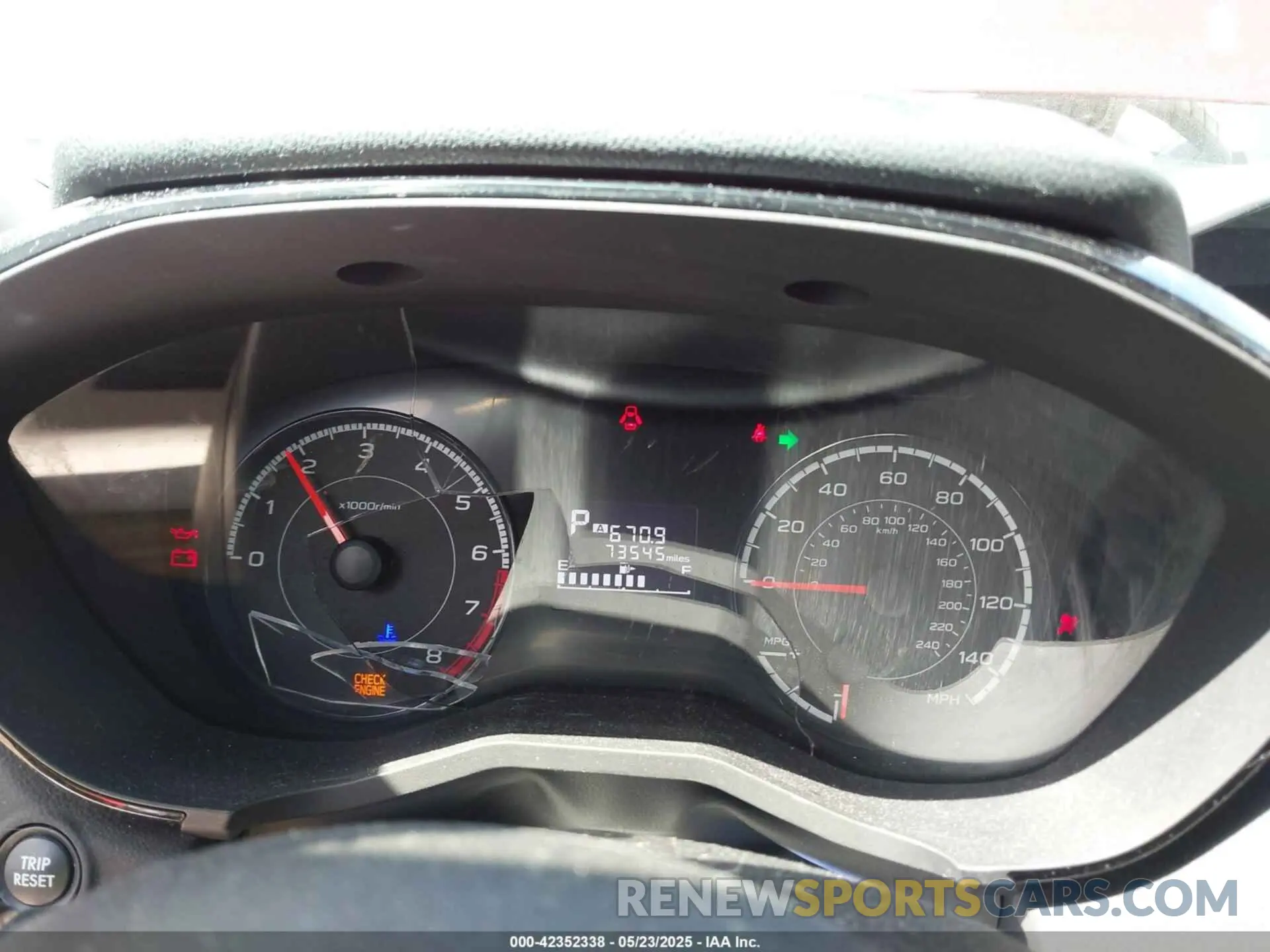 7 Photograph of a damaged car 4S3GTAA64K3704251 SUBARU IMPREZA 2019