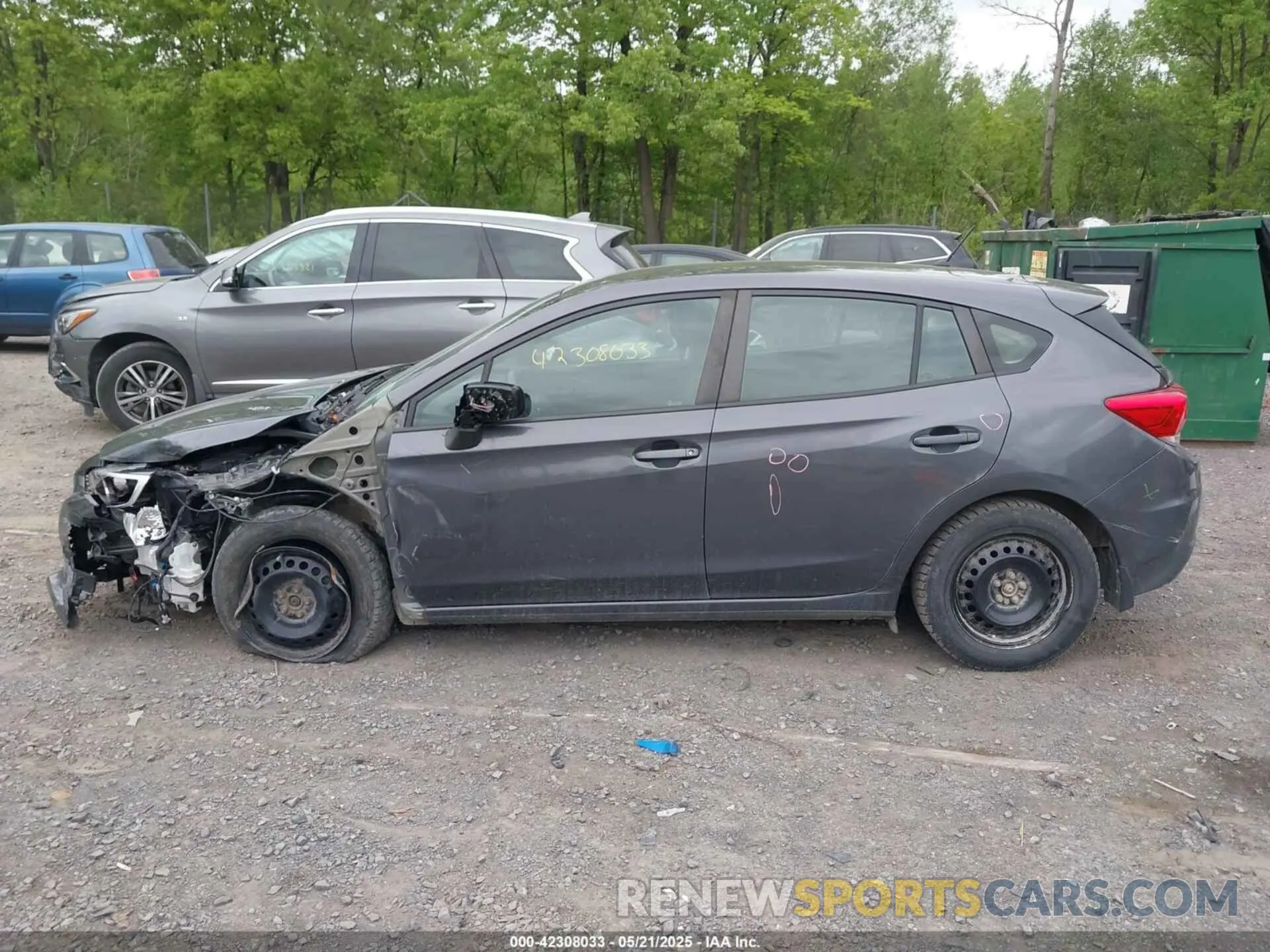 14 Photograph of a damaged car 4S3GTAA65K1733463 SUBARU IMPREZA 2019