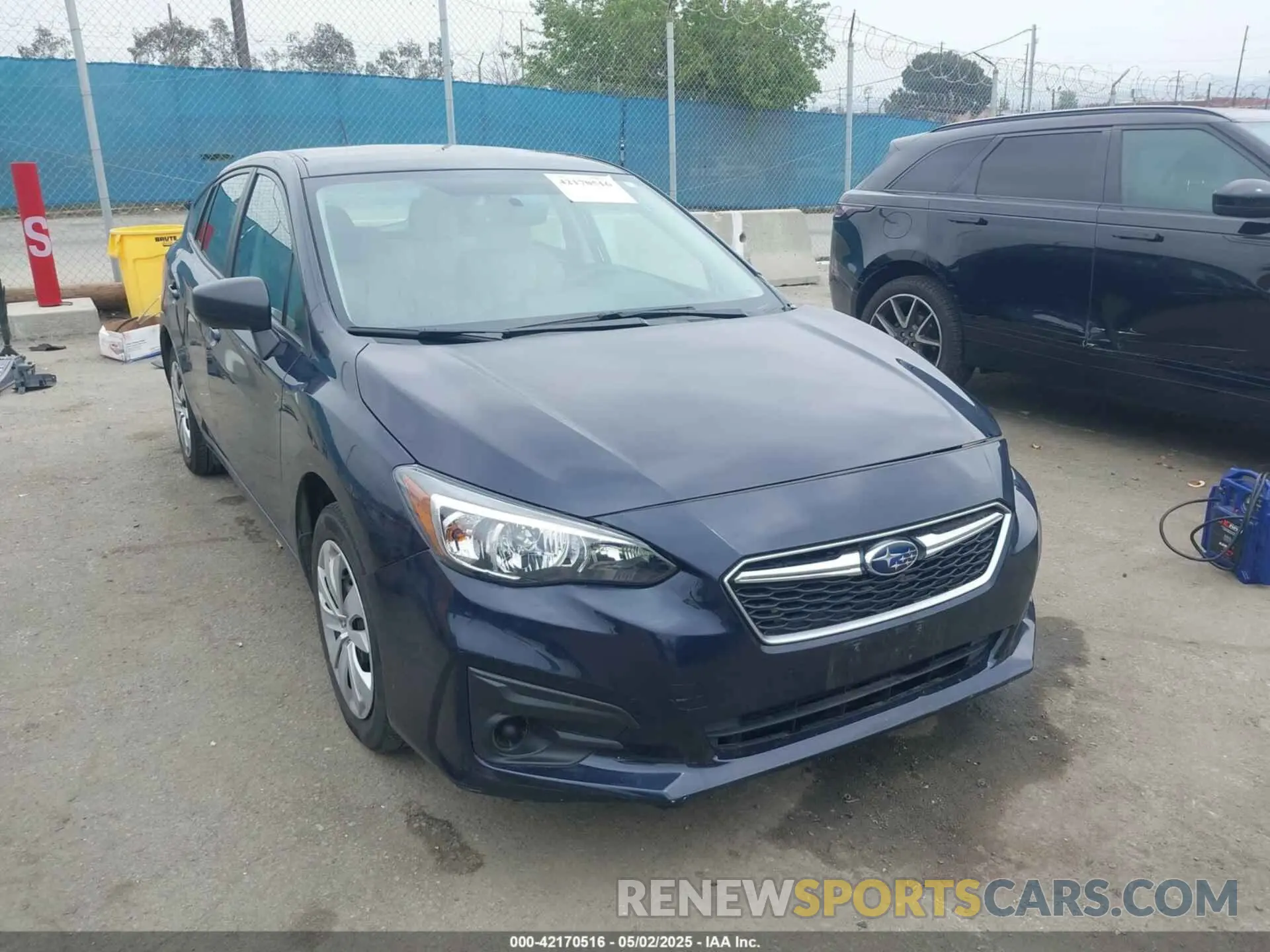 1 Photograph of a damaged car 4S3GTAA66K3735016 SUBARU IMPREZA 2019