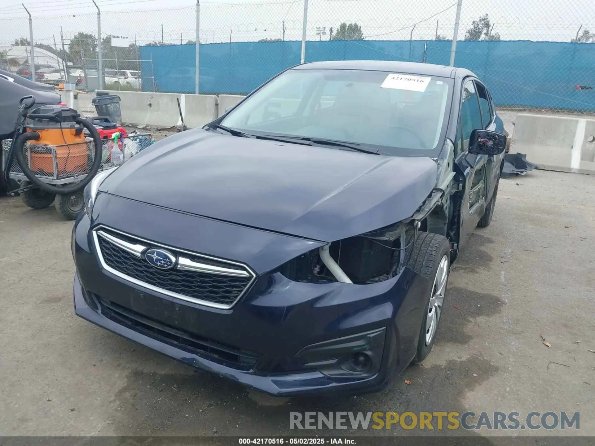 2 Photograph of a damaged car 4S3GTAA66K3735016 SUBARU IMPREZA 2019