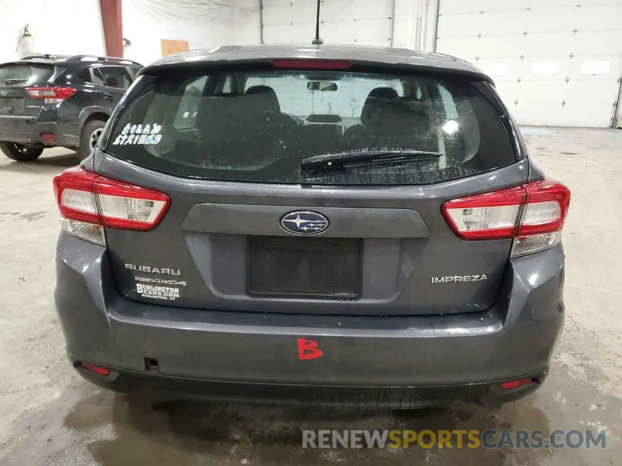 6 Photograph of a damaged car 4S3GTAA67K3716460 SUBARU IMPREZA 2019