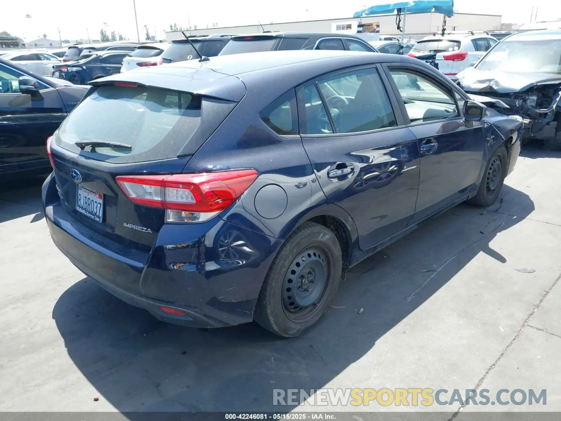 4 Photograph of a damaged car 4S3GTAA68K1726006 SUBARU IMPREZA 2019
