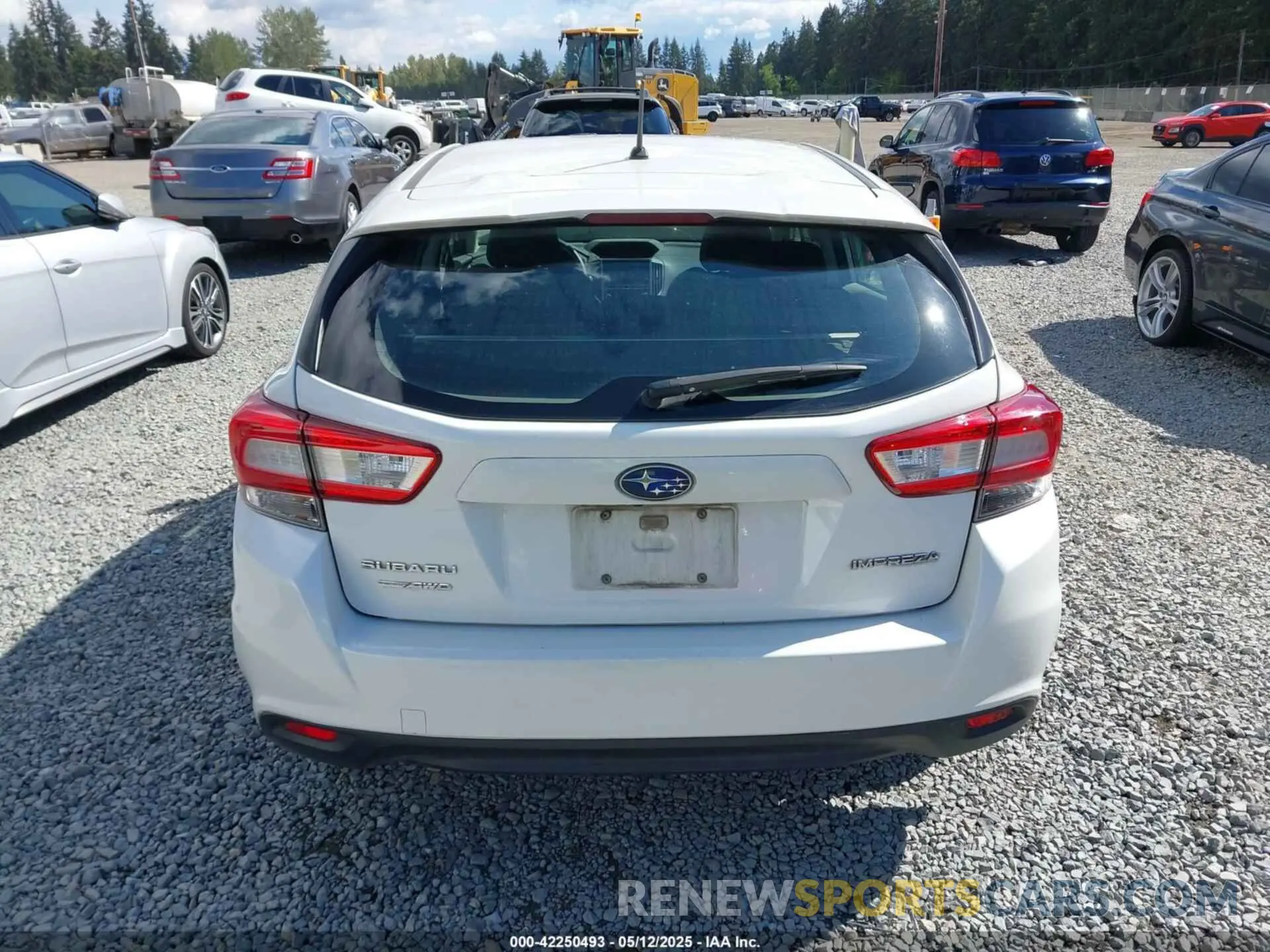 15 Photograph of a damaged car 4S3GTAA69K3719859 SUBARU IMPREZA 2019