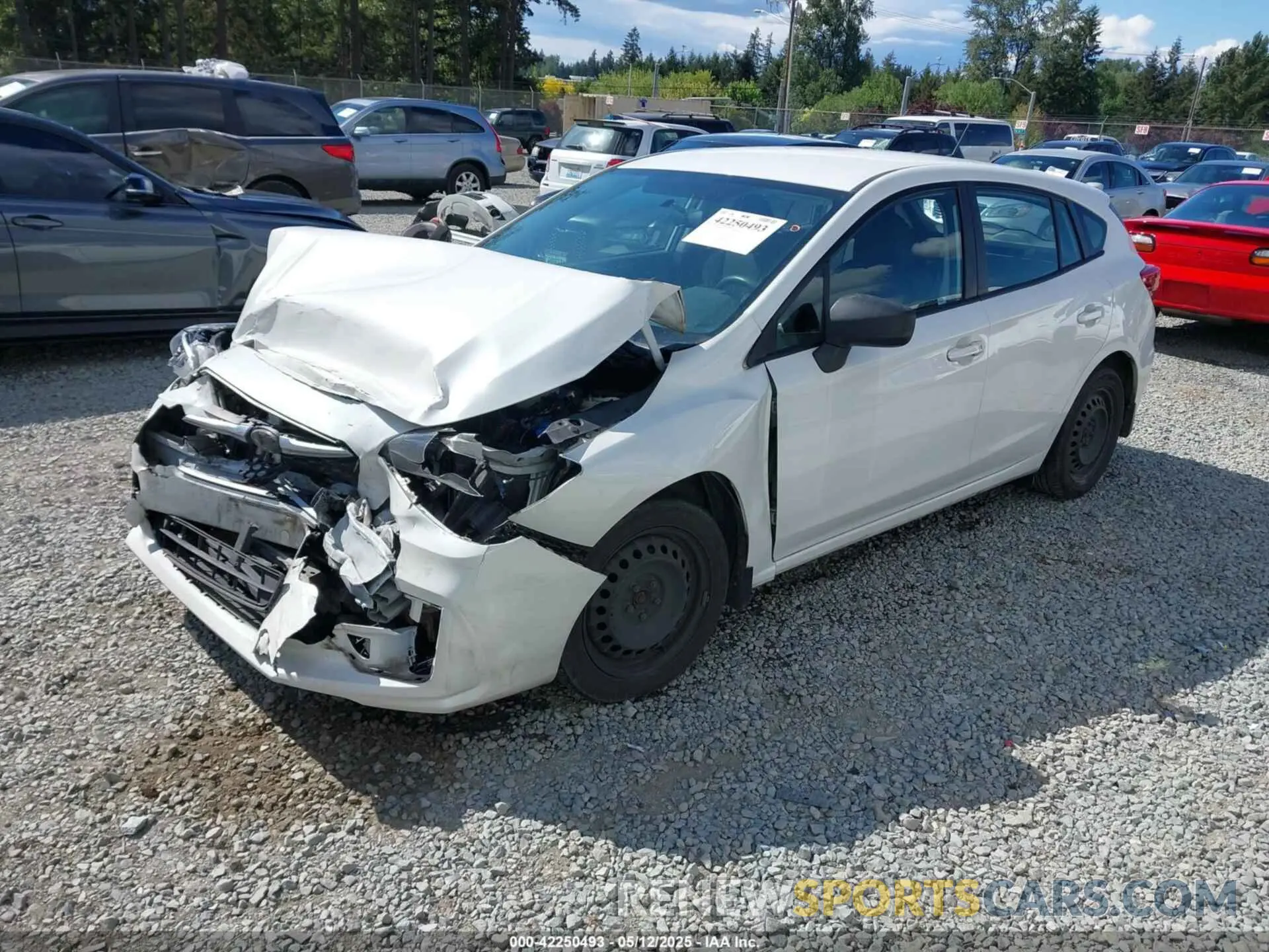 2 Photograph of a damaged car 4S3GTAA69K3719859 SUBARU IMPREZA 2019