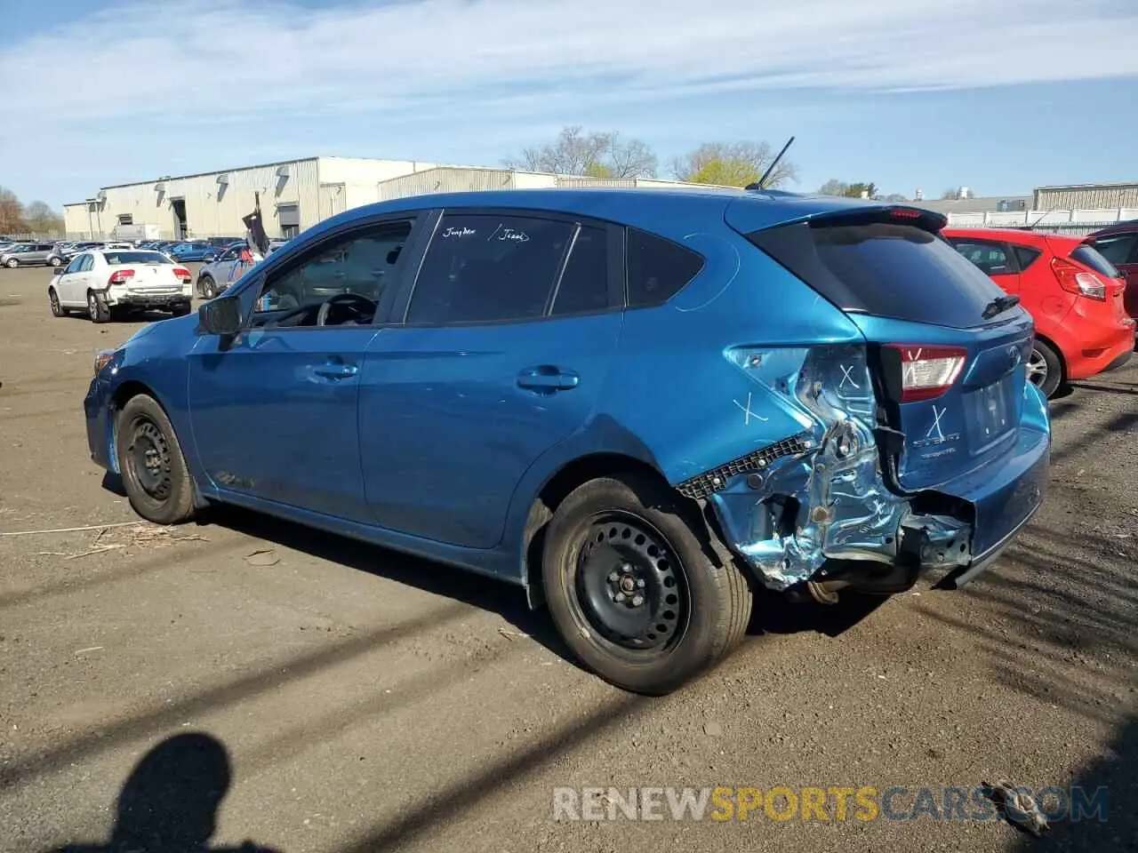 2 Photograph of a damaged car 4S3GTAA69K3748455 SUBARU IMPREZA 2019