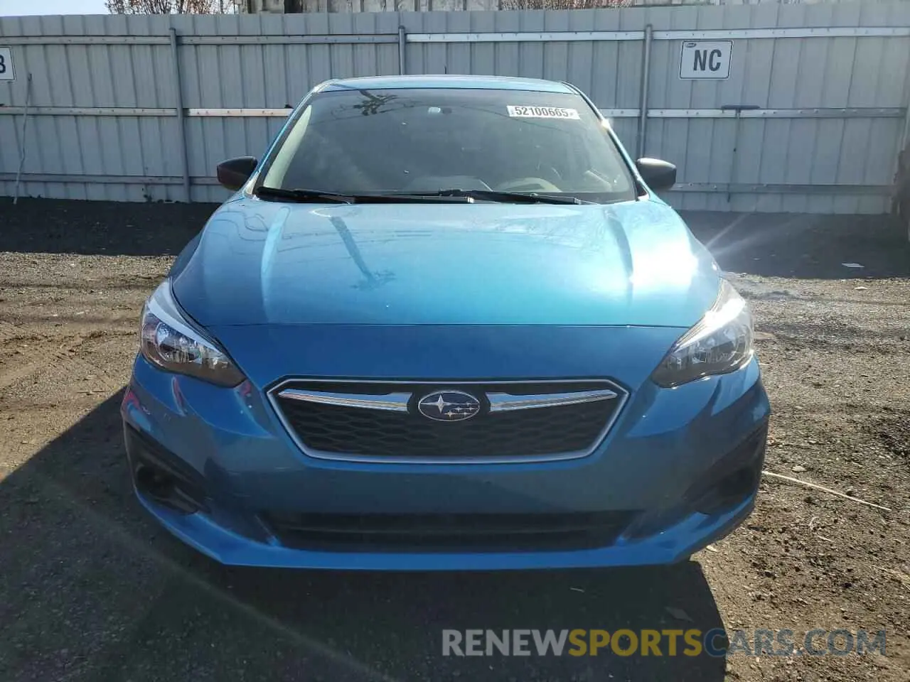 5 Photograph of a damaged car 4S3GTAA69K3748455 SUBARU IMPREZA 2019