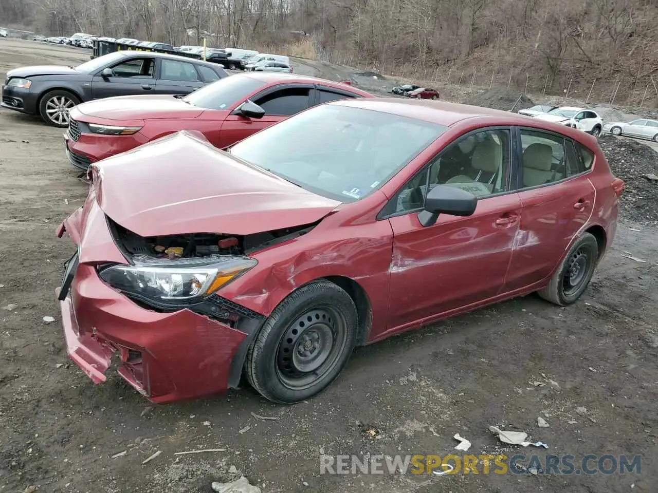 1 Photograph of a damaged car 4S3GTAA6XK1729876 SUBARU IMPREZA 2019