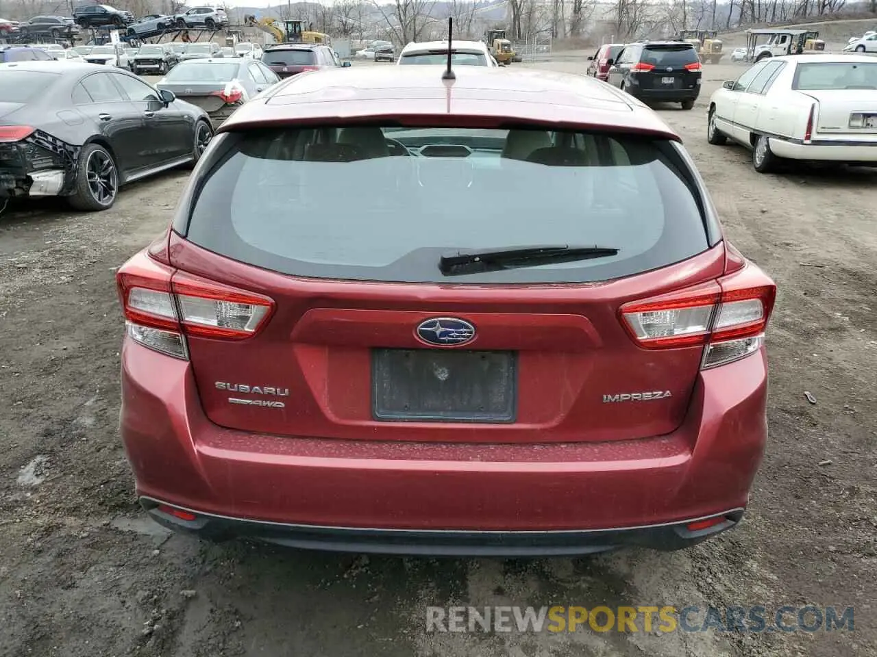6 Photograph of a damaged car 4S3GTAA6XK1729876 SUBARU IMPREZA 2019