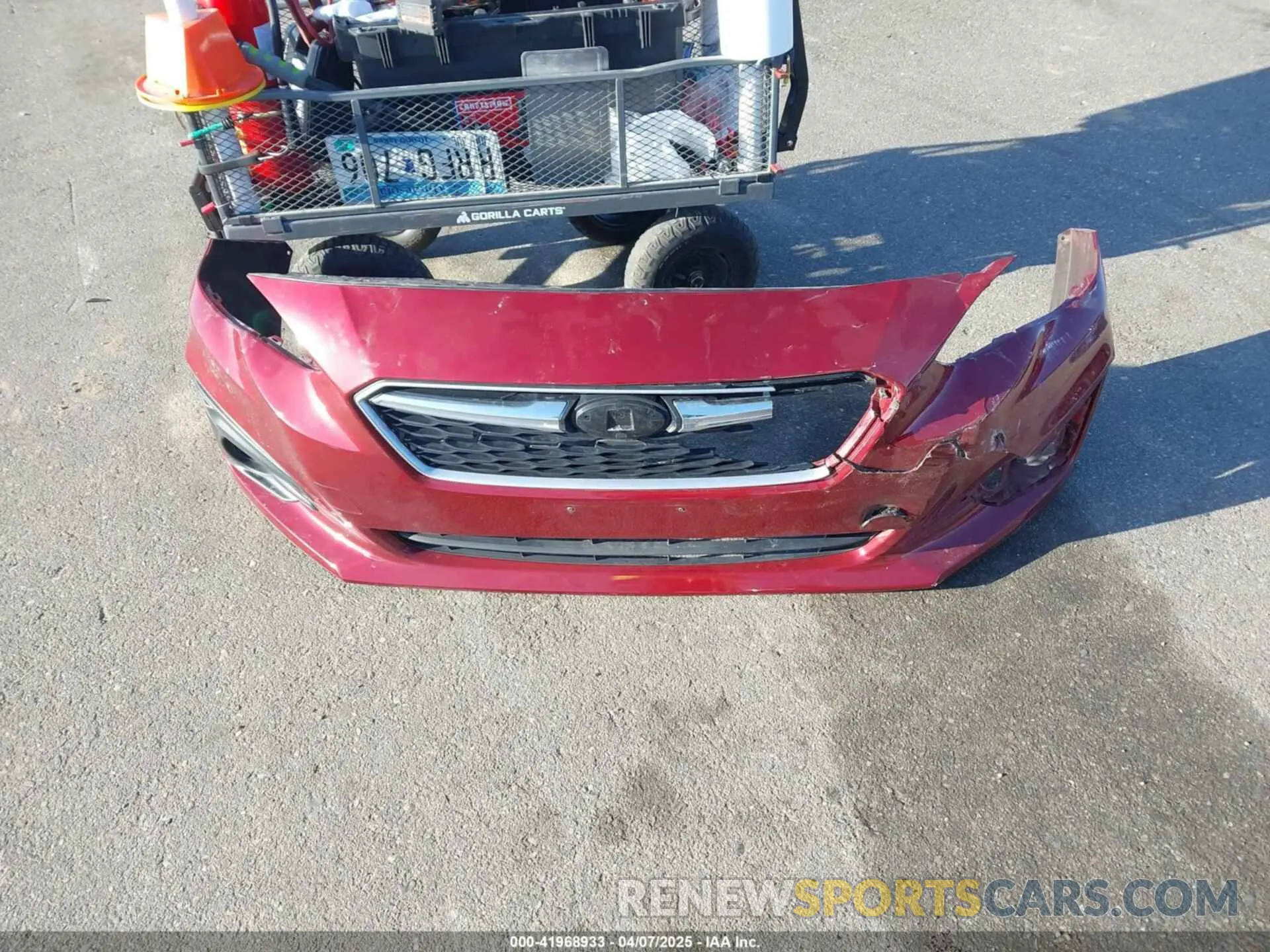 12 Photograph of a damaged car 4S3GTAA6XK1740859 SUBARU IMPREZA 2019