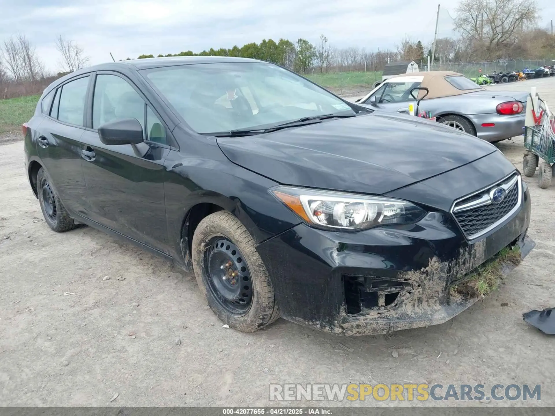 1 Photograph of a damaged car 4S3GTAA6XK3701385 SUBARU IMPREZA 2019