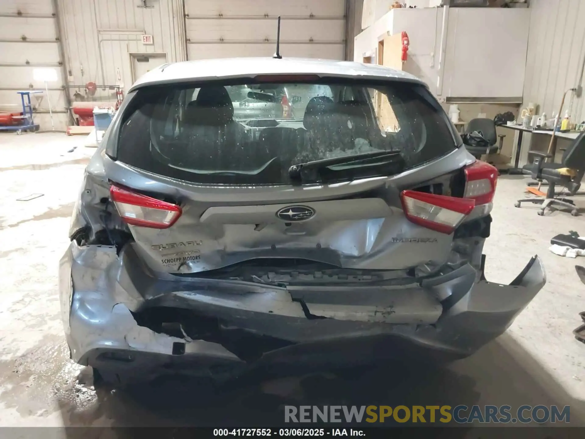 16 Photograph of a damaged car 4S3GTAA6XK3751073 SUBARU IMPREZA 2019