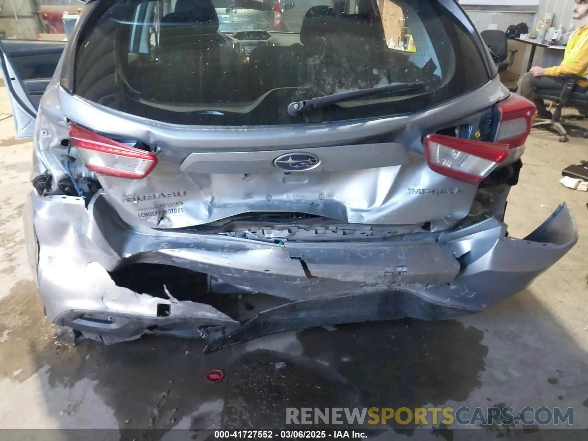 6 Photograph of a damaged car 4S3GTAA6XK3751073 SUBARU IMPREZA 2019