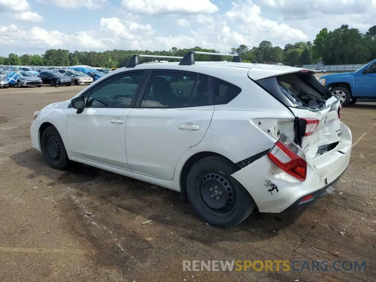 2 Photograph of a damaged car 4S3GTAA6XK3759755 SUBARU IMPREZA 2019