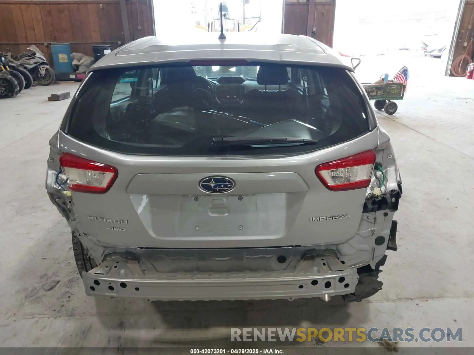 16 Photograph of a damaged car 4S3GTAB61K3737447 SUBARU IMPREZA 2019