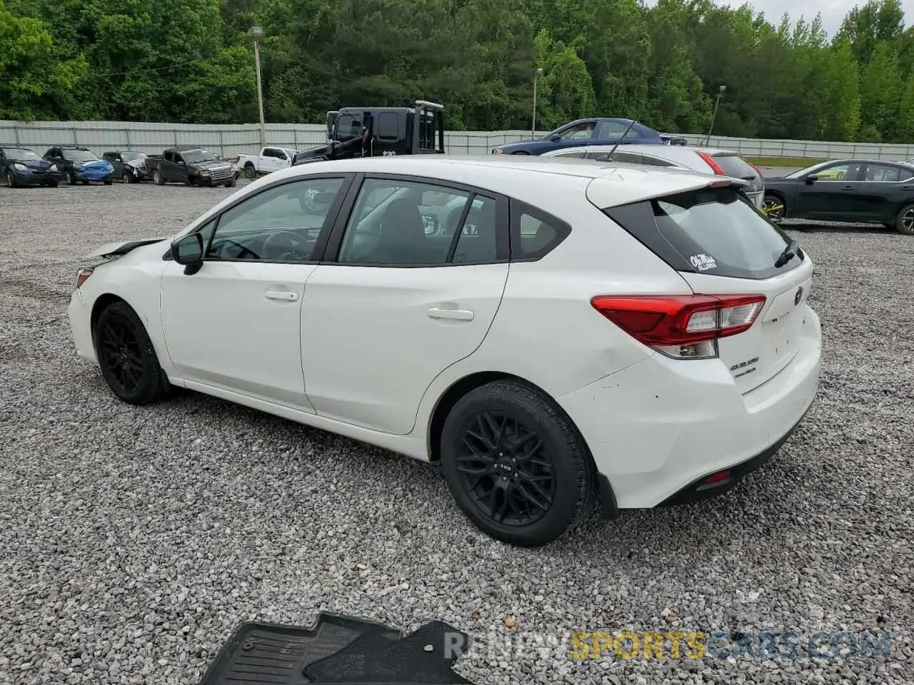 2 Photograph of a damaged car 4S3GTAB62K3752149 SUBARU IMPREZA 2019