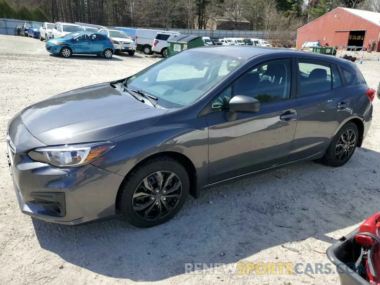 1 Photograph of a damaged car 4S3GTAB63K3720293 SUBARU IMPREZA 2019
