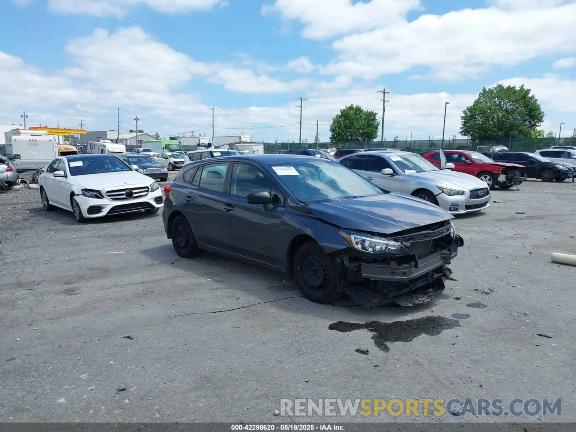 1 Photograph of a damaged car 4S3GTAB64K3737619 SUBARU IMPREZA 2019