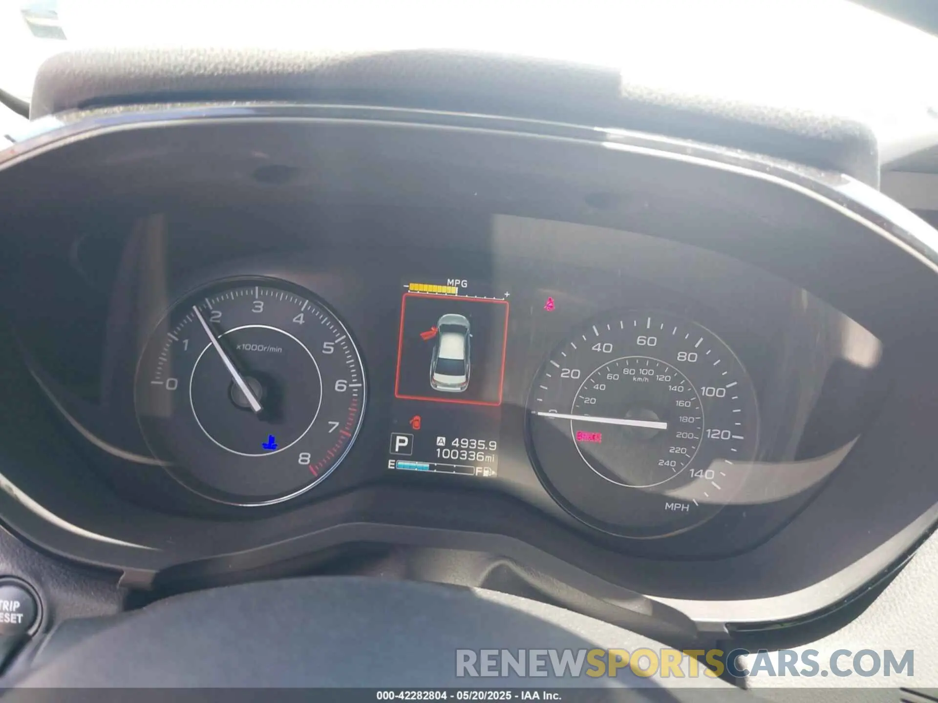 7 Photograph of a damaged car 4S3GTAB67K3728252 SUBARU IMPREZA 2019