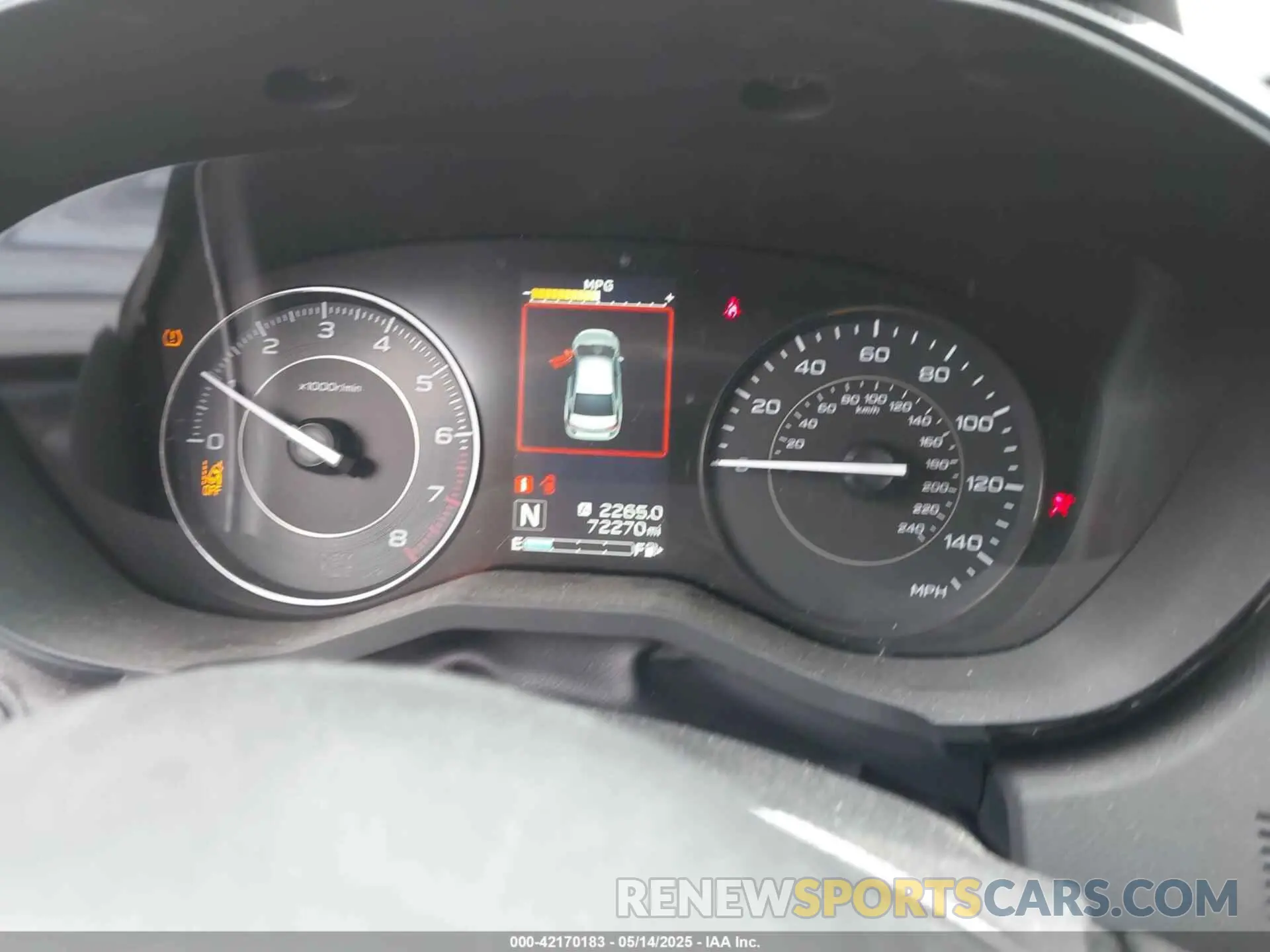 7 Photograph of a damaged car 4S3GTAB6XK3738127 SUBARU IMPREZA 2019
