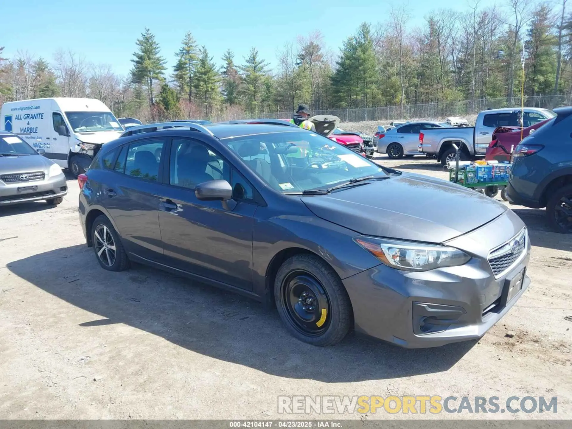 1 Photograph of a damaged car 4S3GTAC63K3728702 SUBARU IMPREZA 2019