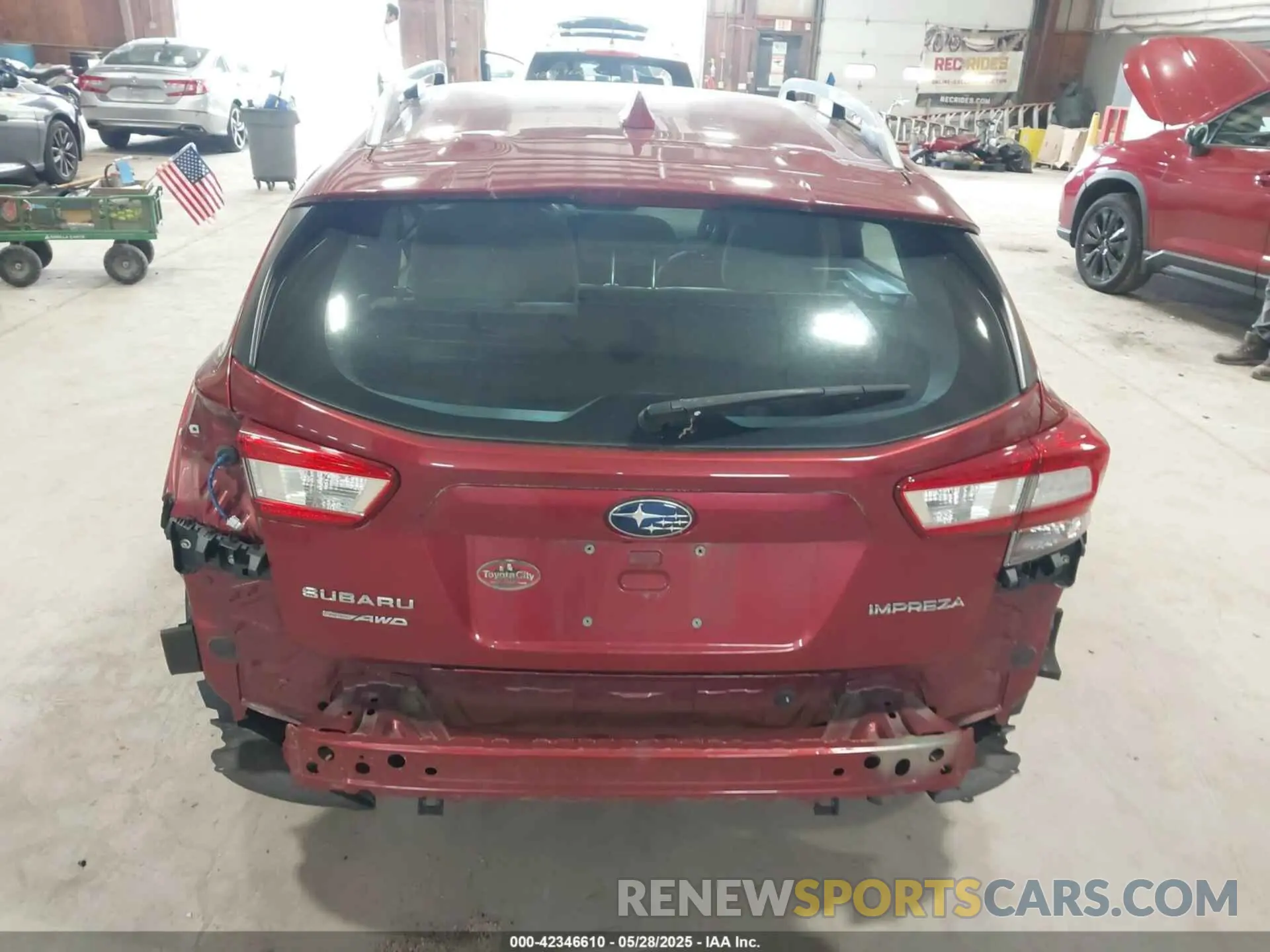 17 Photograph of a damaged car 4S3GTAC6XK3753208 SUBARU IMPREZA 2019