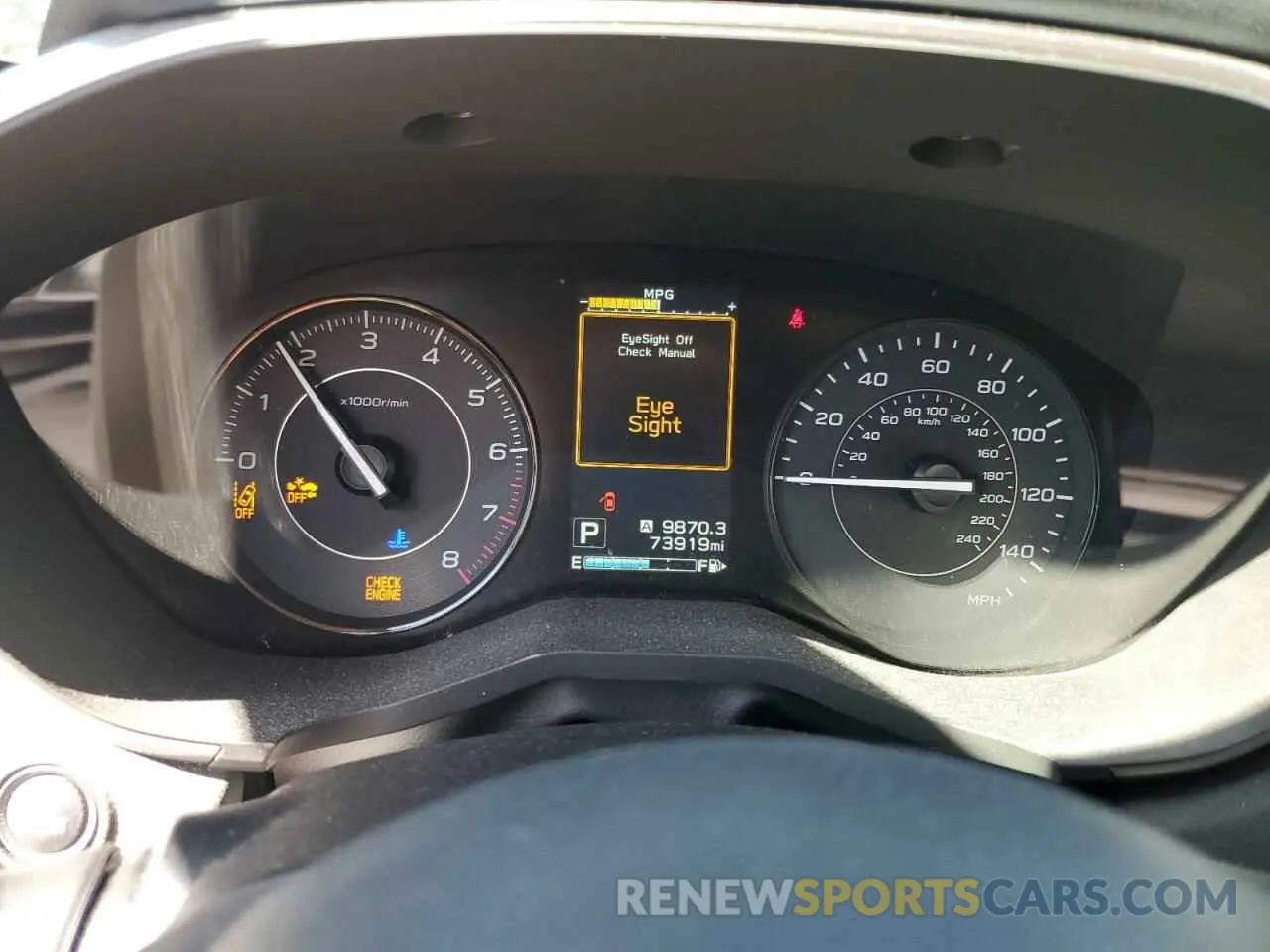 9 Photograph of a damaged car 4S3GTAD60K3706929 SUBARU IMPREZA 2019