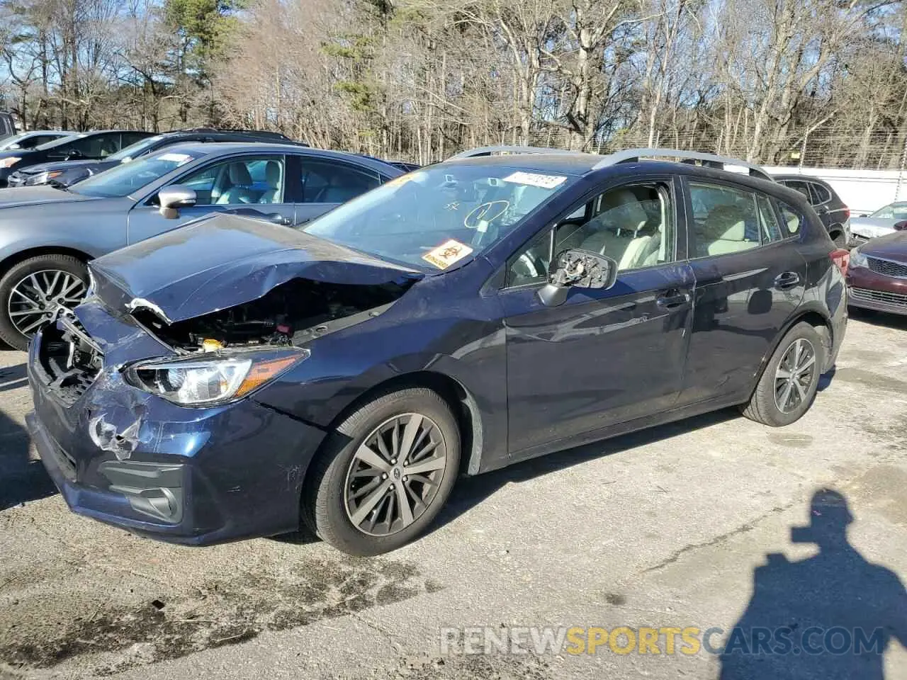 1 Photograph of a damaged car 4S3GTAD63K3742050 SUBARU IMPREZA 2019