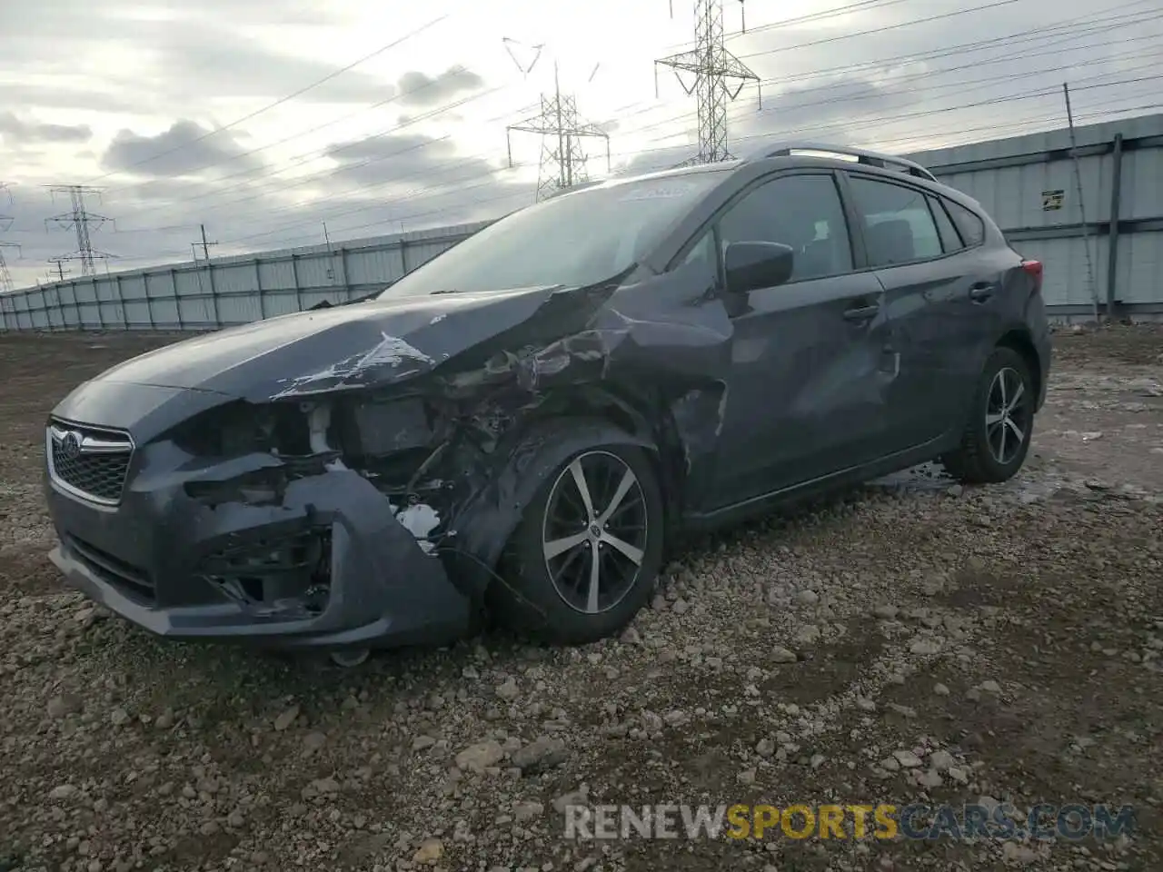 1 Photograph of a damaged car 4S3GTAD65K3731955 SUBARU IMPREZA 2019