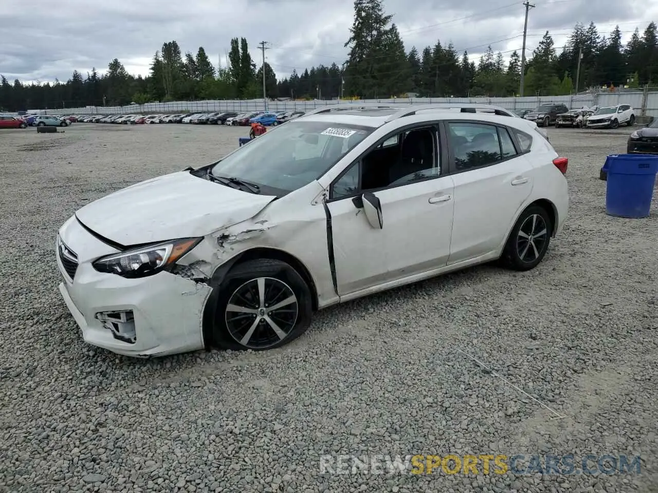 1 Photograph of a damaged car 4S3GTAD65K3739943 SUBARU IMPREZA 2019