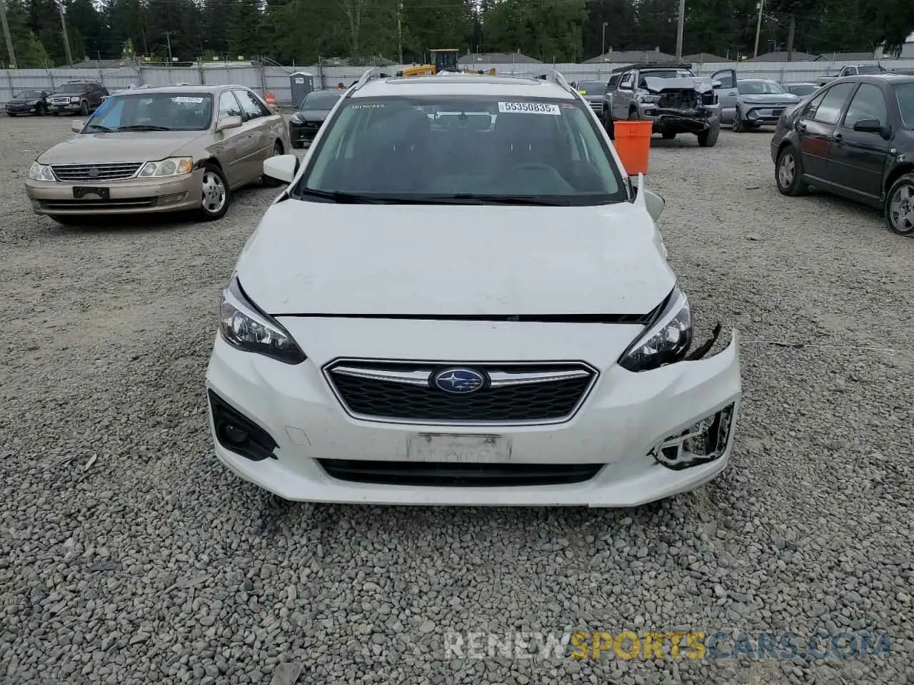 5 Photograph of a damaged car 4S3GTAD65K3739943 SUBARU IMPREZA 2019