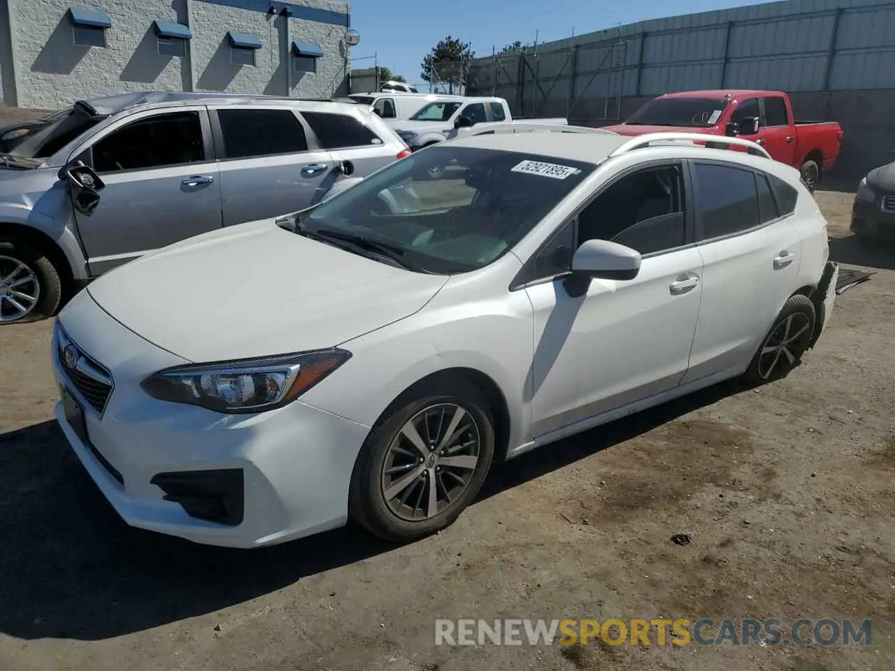 1 Photograph of a damaged car 4S3GTAD6XK3721471 SUBARU IMPREZA 2019