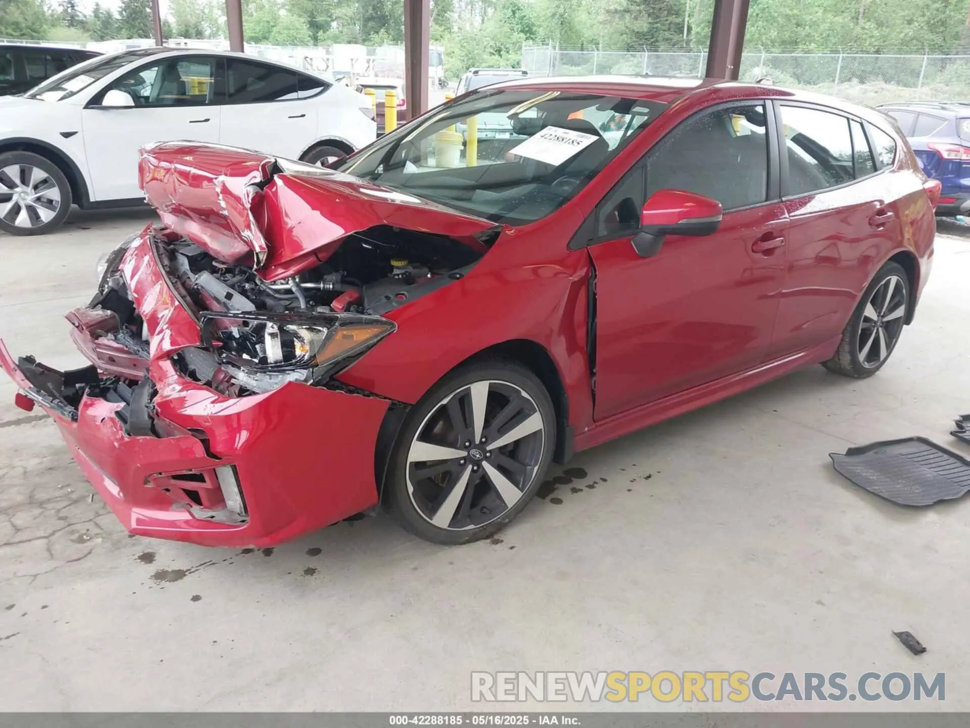 2 Photograph of a damaged car 4S3GTAJ62K1731329 SUBARU IMPREZA 2019
