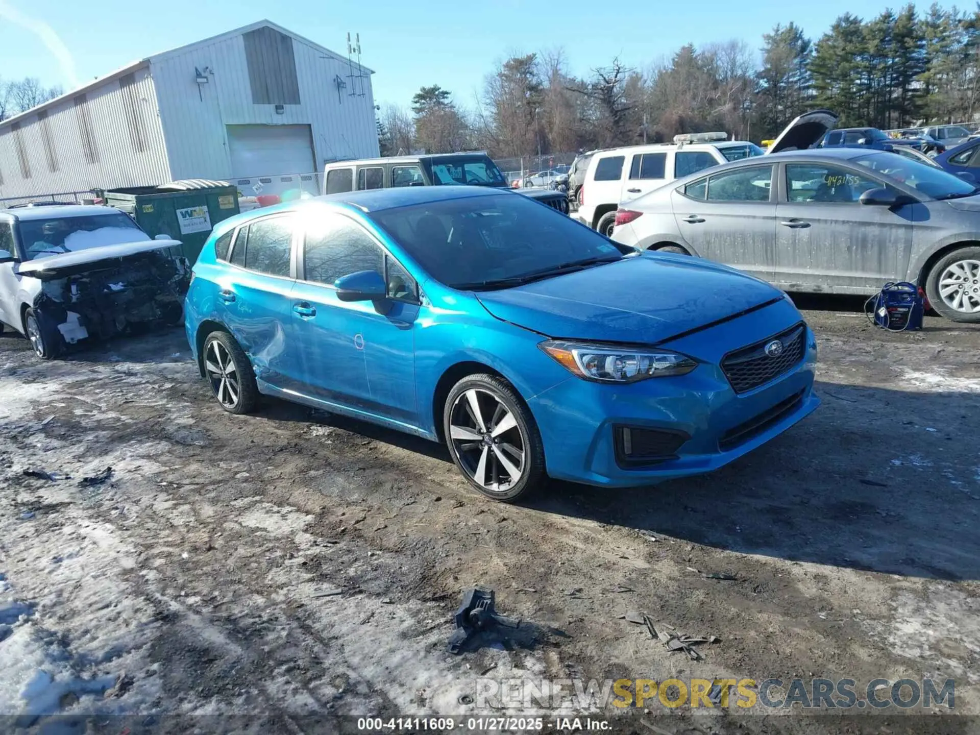 1 Photograph of a damaged car 4S3GTAJ66K1708894 SUBARU IMPREZA 2019