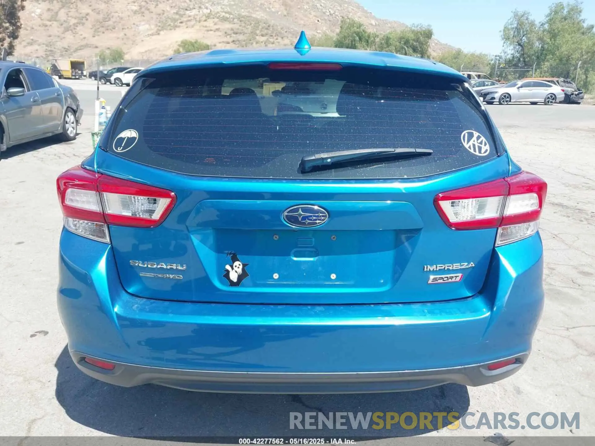 16 Photograph of a damaged car 4S3GTAM61K3741124 SUBARU IMPREZA 2019