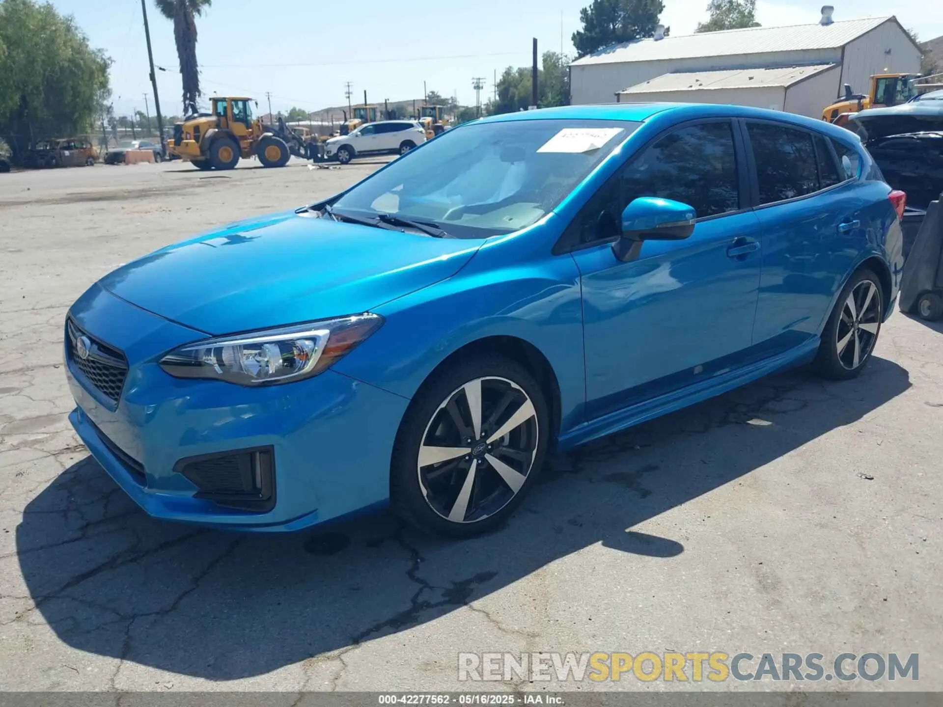 2 Photograph of a damaged car 4S3GTAM61K3741124 SUBARU IMPREZA 2019