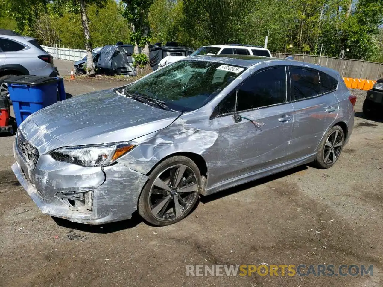 1 Photograph of a damaged car 4S3GTAM65K3718851 SUBARU IMPREZA 2019