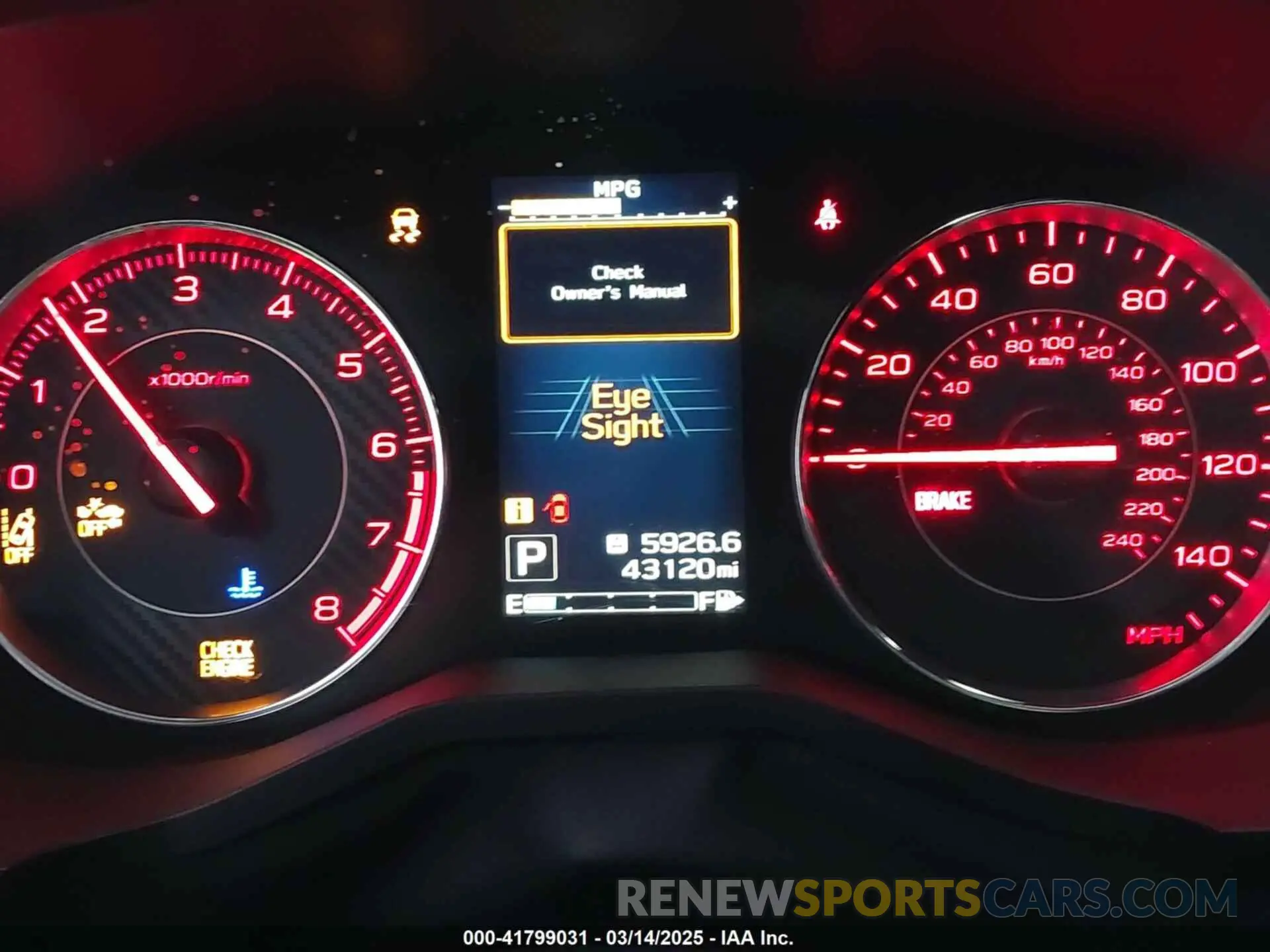 15 Photograph of a damaged car 4S3GTAM67K3756260 SUBARU IMPREZA 2019