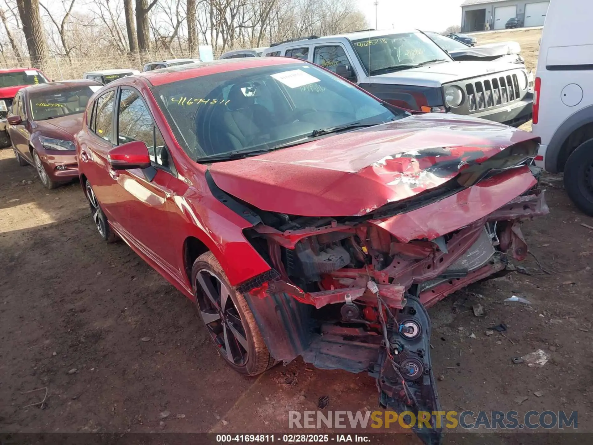 1 Photograph of a damaged car 4S3GTAM6XK3708591 SUBARU IMPREZA 2019