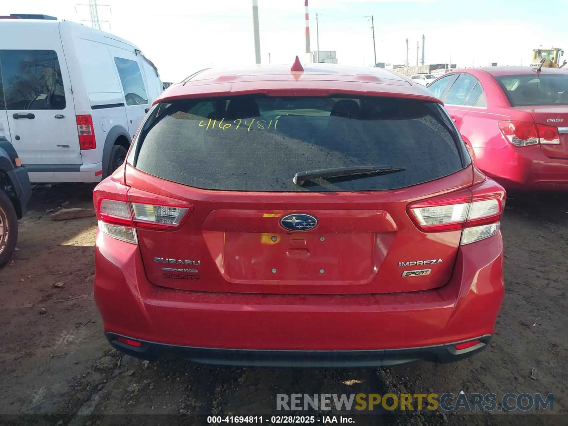16 Photograph of a damaged car 4S3GTAM6XK3708591 SUBARU IMPREZA 2019